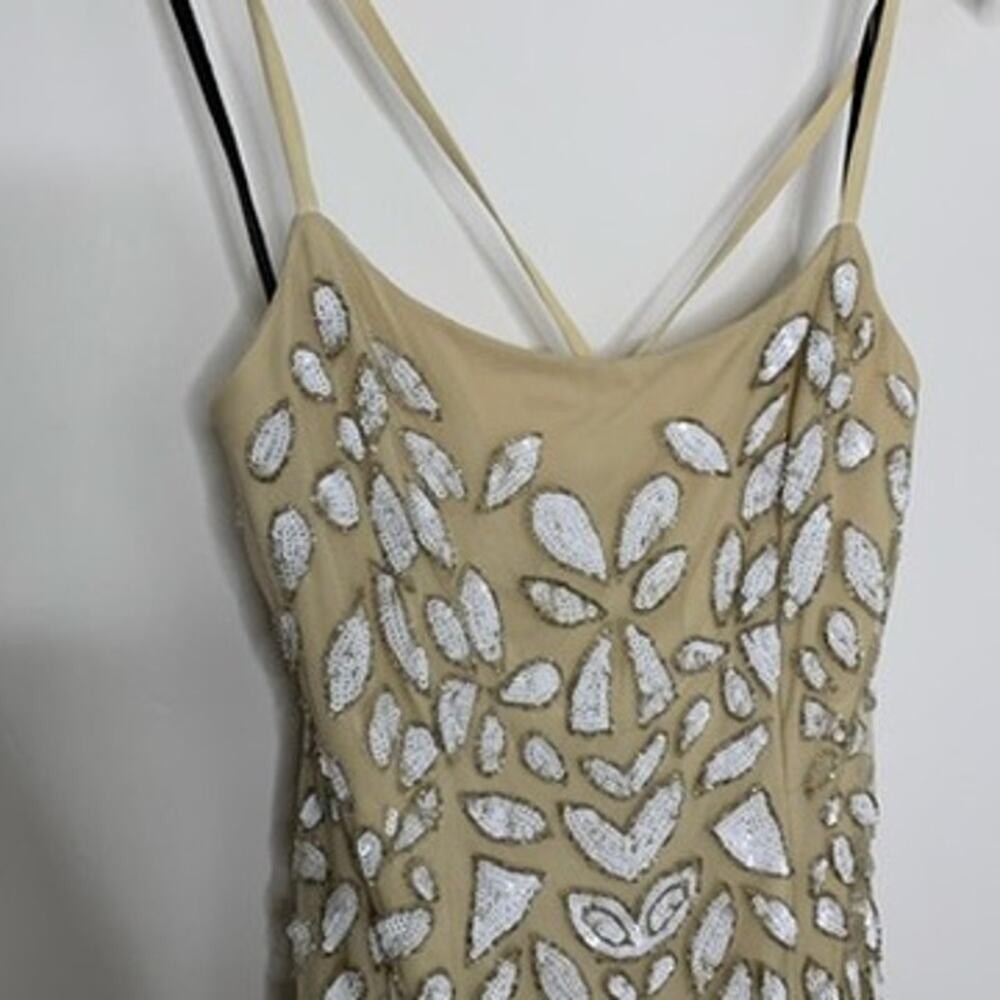 X by NBD Madeline Sequin Beaded Dress Womens New Size 0 - Picture 5 of 16